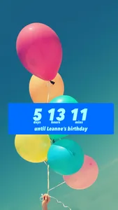 Birthday Countdown ‎ screenshot 2