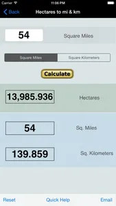 Hectares, Area Calc/Converter screenshot 0