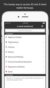 A-level mathscard screenshot 0