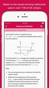 A-level mathscard screenshot 2