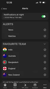 NDTV Cricket screenshot 1