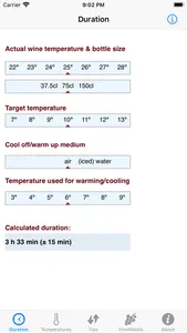 Wine Temperatures screenshot 0