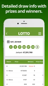 Irish Lotto Results screenshot 1