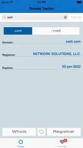 Domain Tracker screenshot 1