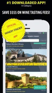 Napa Valley Winery Finder REAL screenshot 1