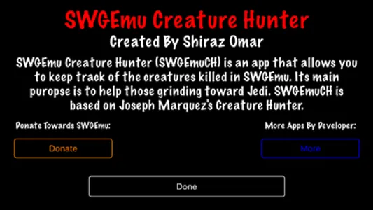 SWGEmu Creature Hunter screenshot 3