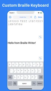 Braille Writer screenshot 1