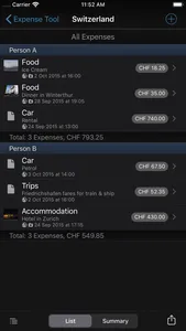 Expense Tool LE screenshot 1