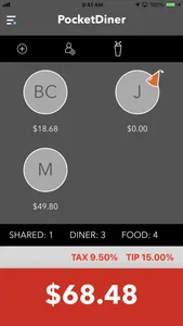 PocketDiner screenshot 1