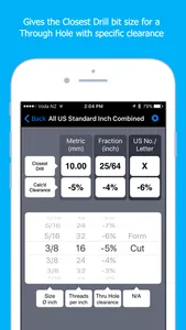 Drill and Tap Tool - Thread Tapping & Through Hole screenshot 4