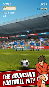 Flick Kick Football Kickoff screenshot 0