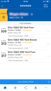 Meet Mobile: Swim screenshot 3