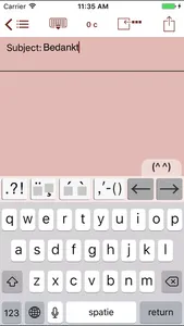 Easy Mailer Dutch Keyboard screenshot 0