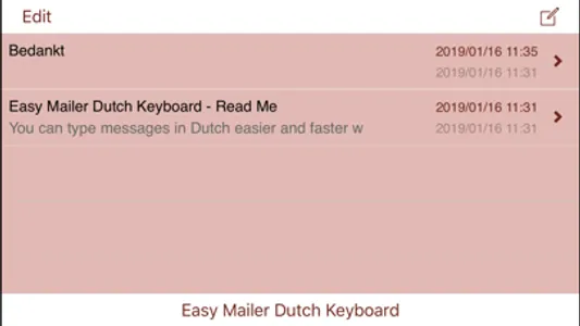 Easy Mailer Dutch Keyboard screenshot 3