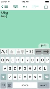 Easy Mailer Rumanian Keyboard screenshot 0