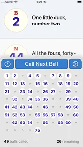 Bingo Machine - Number Caller screenshot 0