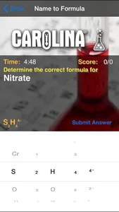 Chemistry Formula Practice screenshot 2