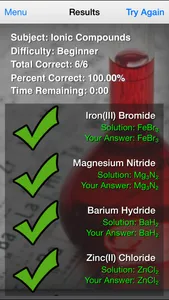Chemistry Formula Practice screenshot 3