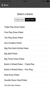 Video Poker Pay Tables screenshot 1