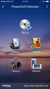 PowerDVD Remote App screenshot 1