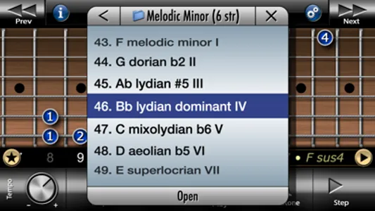 Guitar Modes Symmetry School screenshot 2