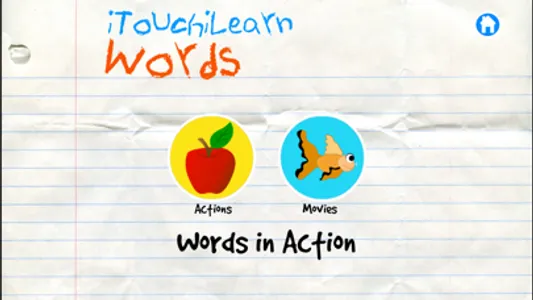 iTouchilearn Words Free for Preschool Reading, Spelling, Speech Skills screenshot 1