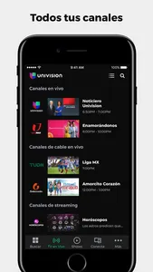 Univision App screenshot 1