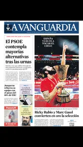 La Vanguardia edición impresa screenshot 1