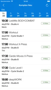 myFitApp screenshot 1