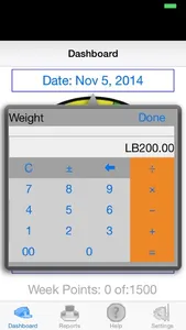 iWeightMan Lite screenshot 1