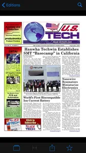 US TECH - Electronics Ind News screenshot 2