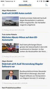 Automobilwoche Nachrichten screenshot 0