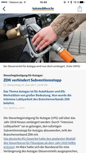 Automobilwoche Nachrichten screenshot 1