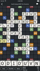 Wordfeud screenshot 0