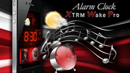 Alarm Clock Xtrm Wake Pro - Weather + Music Player screenshot 0