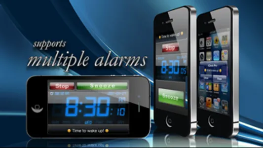 Alarm Clock Xtrm Wake Pro - Weather + Music Player screenshot 2