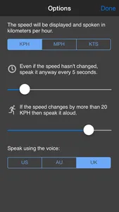 Speed Speak - Talking Speedometer screenshot 0