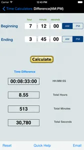 Time Calculator+ screenshot 1