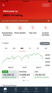 DBSV mTrading Singapore screenshot 2