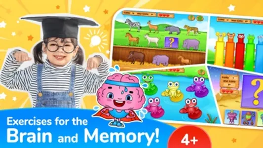 123 Kids Fun Memory Games +4 screenshot 0