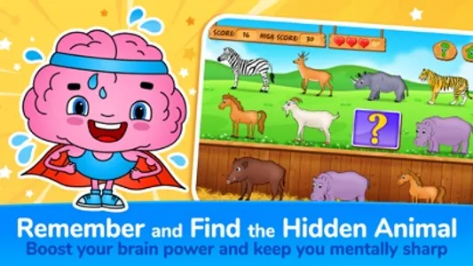 123 Kids Fun Memory Games +4 screenshot 1