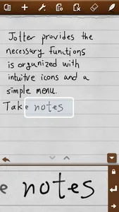 Jotter (Handwriting Notepad) screenshot 1