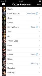 Pocket Guide - Mortal Kombat Edition screenshot 0
