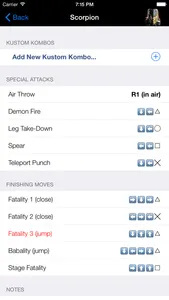 Pocket Guide - Mortal Kombat Edition screenshot 1