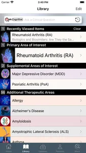 Rheumatoid Arthritis @PoC screenshot 1