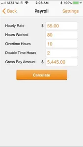 Paycheck Lite : Mobile Payroll screenshot 1