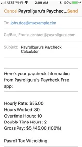 Paycheck Lite : Mobile Payroll screenshot 3