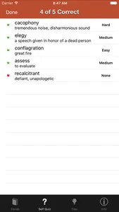 SAT Vocab by Davidson Tutoring screenshot 4