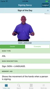 Signing Savvy Member App screenshot 0