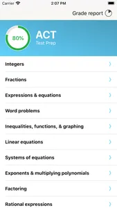 ACT ® Math Prep screenshot 0